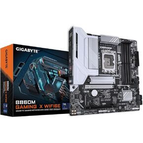 GIGABYTE B860M Gaming X WIFI6E Intel Core Ultra (Series 2) LGA 1851 Motherboard, mATX, DDR5, 2X M.2, PCIe 5.0, USB-C, WIFI6E, 2.5GbE LAN, EZ-Latch