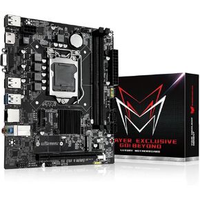 H110 LGA 1151 Motherboard for Intel 6-9th Gen Core I3/I5 Pentium ، Celeron Series Processors ، DDR4 ، PCIe 3.0/2.0