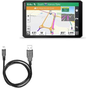 BoxWave Cable Compatible with Garmin dezl OTR700 - DirectSync Cable, Durable Charge and Sync Cable