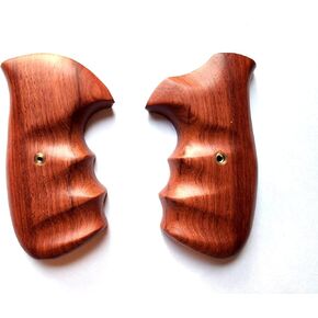 BMPL Hardwood Grips for Security Six Service Six Speed Six Revolver, New Handmade Handcraft