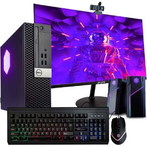 Dell Optiplex 7050 (RGB) Desktop Computer | Quad Core Intel i5 (3.2) | 16GB DDR4 RAM | 500GB SSD Solid State | Windows 10 Professional | Home or Office PC (Renewed)