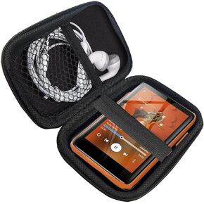 Compatible with HiBy R1 Case, Lamshaw Durable EVA Carrying Case, Shockproof & Lightweight Protective Cover Compatible for HiBy R1 HiFi MP3 Player (Black)