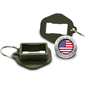 Magazine Loader for The Smith & Wesson M&P 9mm EZ - Easy Pain Free Loading - Comfortable Grip - Speed Loader Accessories - Large Flanges for Thumb Relief - 2 Pack (Olive Drab)