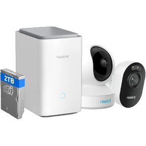 REOLINK E1 Pro Indoor Security Camera 360 Degree Monitor, Lumus Pro 2.4/5GHz WiFi 6, Home Hub Pro, Centralized Control for up to 24 Security Cameras, up to 16TB HDD Storage