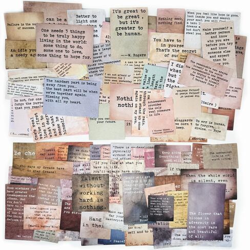 60pcs Non-repetitive Positive Sayings, Bible Verse Stickers, Inspirational Christian Vintage Journaling Stickers Typewriter Font Quotes for Scrapbooking,Junk Journal, Planner, Collage, Laptop in Saudi Arabia