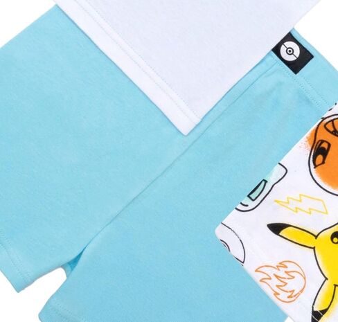Pokemon Boys' Pikachu 4-Piece Cotton Pajama Set in Saudi Arabia