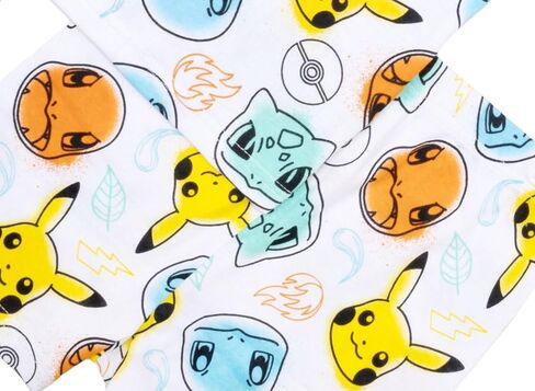 Pokemon Boys' Pikachu 4-Piece Cotton Pajama Set in Saudi Arabia