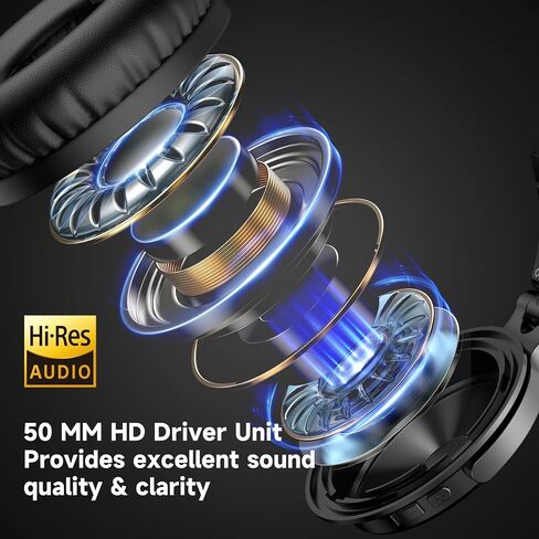 OneOdio Pro C Wired & Wireless Over-Ear Headphones, 110H, 50mm Drivers in Kuwait