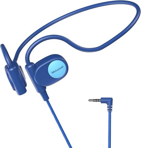 Kid Headphones for School, Air Conduction Open Ear Headphones, 3.5mm Jack Wired Cord, Ultra-Comfort, Ergonomic and Lightweight Design Perfect for School and Outdoor Activities-Pink in Kuwait