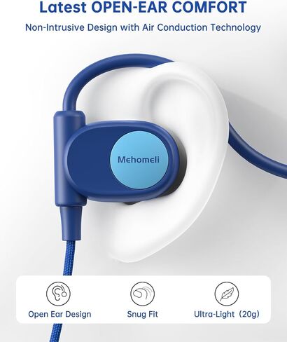 Kid Headphones for School, Air Conduction Open Ear Headphones, 3.5mm Jack Wired Cord, Ultra-Comfort, Ergonomic and Lightweight Design Perfect for School and Outdoor Activities-Pink in Kuwait