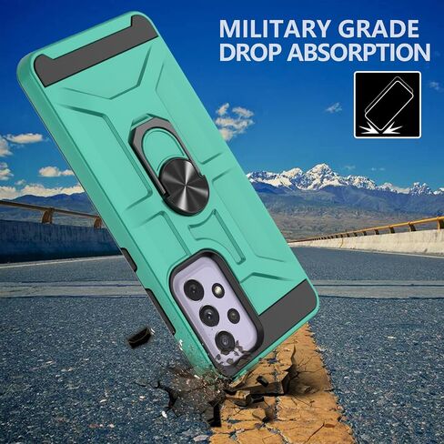 Gamemi for Galaxy A52 4G/5G CASE ، حالة Galaxy A52S مع واقي شاشة زجاجي 3x ، والنيت in Kuwait