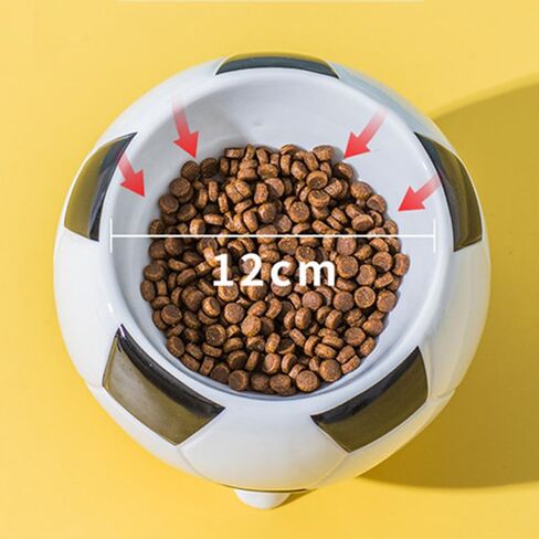 Cat Bowls Cat Food Bowl Elevated Cat Bowls Anti Vomiting & Protect Pet's Spine, Cute Fruit Cat Water Bowl Cat Dish for Food Water Heavy Cat Bowls for Indoor Cats Flat Faced Cats and Kitten(Banana) in Saudi Arabia