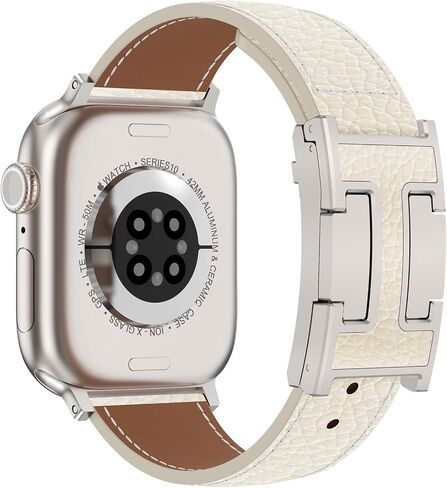 XINGYAS Leather Magnetic Watch Band Compatible with Apple Watch Ultra Band 49mm 46mm 45mm 44mm 42mm 41mm 40mm 38mm, Replacement Strap for Women Men iWatch Ultra 2/Ultra/SE/Series 10/9/8/7/6/5/4/3/2/1 in Kuwait
