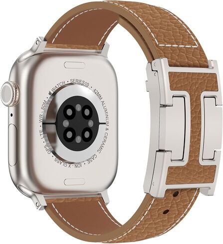 XINGYAS Leather Magnetic Watch Band Compatible with Apple Watch Ultra Band 49mm 46mm 45mm 44mm 42mm 41mm 40mm 38mm, Replacement Strap for Women Men iWatch Ultra 2/Ultra/SE/Series 10/9/8/7/6/5/4/3/2/1 in Saudi Arabia