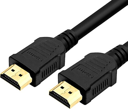 5-Pack HDMI Cable 3 ft 2.0 4K Ultra HD/Cord,High-Speed, 18Gbps,2.0b @60Hz,(1080P 2160P HDR),Black HDMI Cord，for Laptop, Monitors, HDTV in Saudi Arabia