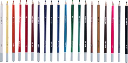 Watercolor Pencils, Set of 10 with Brush, Smooth and Vibrant Colors, Drawing Pencils, Colored Pencils for Artists and Beginners, Coloring, Sketching in Saudi Arabia