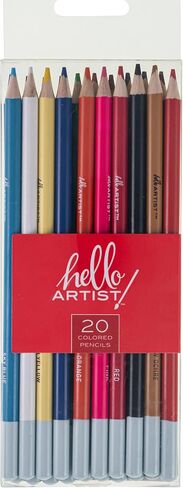 Watercolor Pencils, Set of 10 with Brush, Smooth and Vibrant Colors, Drawing Pencils, Colored Pencils for Artists and Beginners, Coloring, Sketching in Saudi Arabia