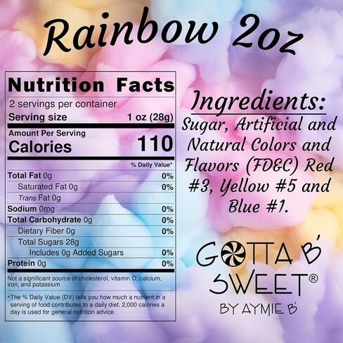 Gotta B Sweet Cupcake Cotton Candy - 2 oz Reclosable Jar - Pink and Yellow - Birthday Party Treats for Kids in Saudi Arabia