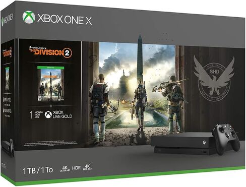 Xbox One X 1TB Console - Tom Clancy's The Division 2 Bundle (2017 Model) (Renewed) in Saudi Arabia