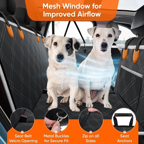 Pawfect Seat Back Seat Extender for Dogs – Upgraded Large Size Hard Bottom Car Seat Cover for Dogs – Fits All Cars, & SUV's in Saudi Arabia