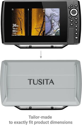 تغطية Tusita المطاط متوافق مع Humminbird Helix 8 و Helix 9 G3N Fishfinders - 780038-1 UC H89 in Kuwait