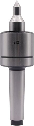 MT1 Rotary Bearing Heavy Duty Live Tailstock Center, Woodworking Tapered Turning Center, Morse Taper, MT1 Live Centers with 60 Degree Point and 0.000197" Accuracy in Saudi Arabia