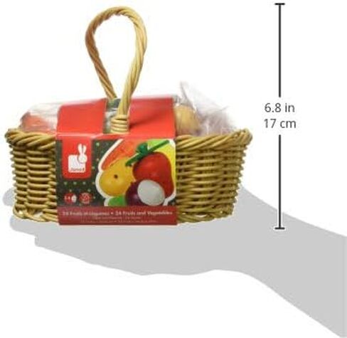 Janod - Pasta Mix - Pasta Set - Pretend Play Kitchen & Tea Set Toy - 58 Wooden, Cardboard and Felt Pieces Included - Water-Based Paints - 3 Years + J06598 in Saudi Arabia