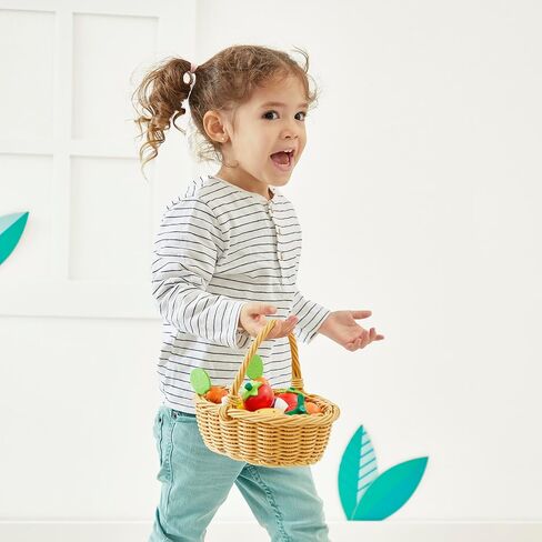 Janod - Pasta Mix - Pasta Set - Pretend Play Kitchen & Tea Set Toy - 58 Wooden, Cardboard and Felt Pieces Included - Water-Based Paints - 3 Years + J06598 in Saudi Arabia