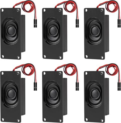 6pcs Speakers 3 Watt 8 Ohm Mini Speaker 8ohm 3w Loundspeaker Micro Speaker with JST-PH2.0 Interface Compatible with Small Electronic Projects in Kuwait