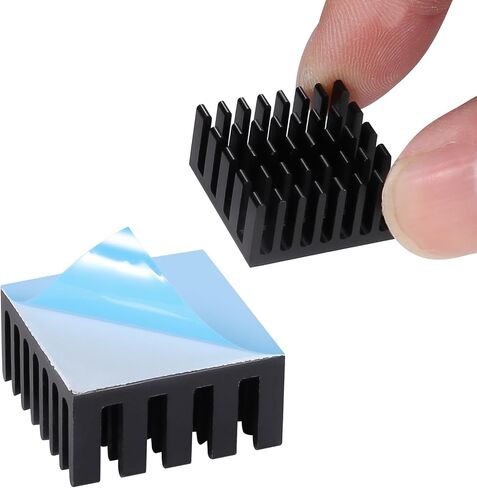 2pcs 40mm Heatsink Kit 100mmx40mmx20mm + 3M8810 Thermal Conductive Adhesive Tape, Cooling Aluminium Heat Sink in Saudi Arabia