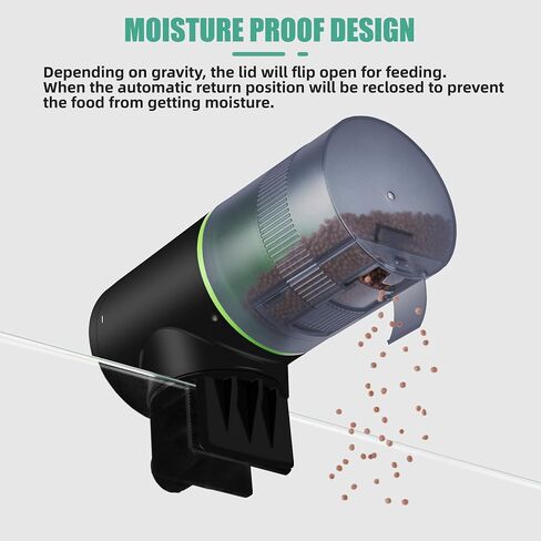 FREESEA Automatic Fish Feeder for Aquarium: Vacation Food Dispenser with Timer for Betta Tank in Saudi Arabia