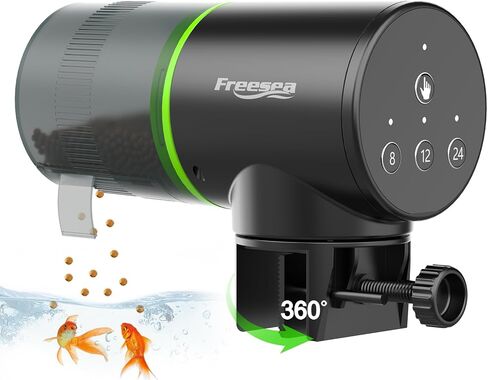 FREESEA Automatic Fish Feeder for Aquarium: Vacation Food Dispenser with Timer for Betta Tank in Saudi Arabia