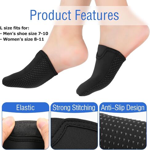 COSMOS 2 PCS Neoprene Toe Theres Sleeve Ice Bath Toe Cover Cover Thermal Foot Toe Cap Caps Accesories Ice Bath Accourse Cycling Foot Covers for Winter Outdoor Sports Cycling التزلج على المشي لمسافات طويلة in Kuwait