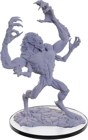 WizKids D&D Nolzur's Marvelous Miniatures: Loup Garou Dungeons and Dragons Unpainted Miniatures in Saudi Arabia