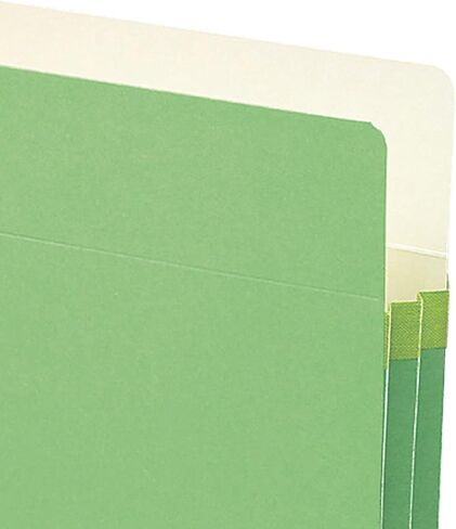 Smead File Pocket, Straight-Cut Tab, 1-3/4" Expansion, Letter Size, Blue, 25 per Box (73215) in Saudi Arabia