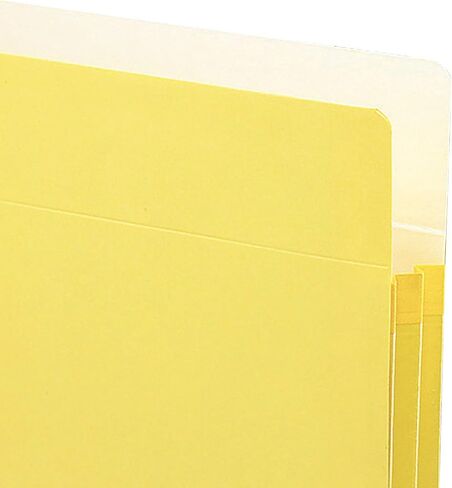 Smead File Pocket, Straight-Cut Tab, 1-3/4" Expansion, Letter Size, Blue, 25 per Box (73215) in Saudi Arabia