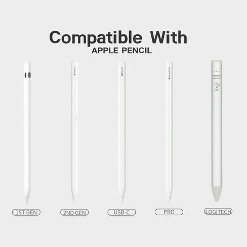 Love Mei Pencil Pencil Tips لـ Apple Pencil Pro ، ونصائح Ipencil تناسب Apple 2nd 1st Gen USB-C ، و Logitech Crayon Digital Pencil ، ونصائح قلم رصاص الإبرة مع Case ، و Ipad Pro Pencil Tips Sets Pink in Kuwait
