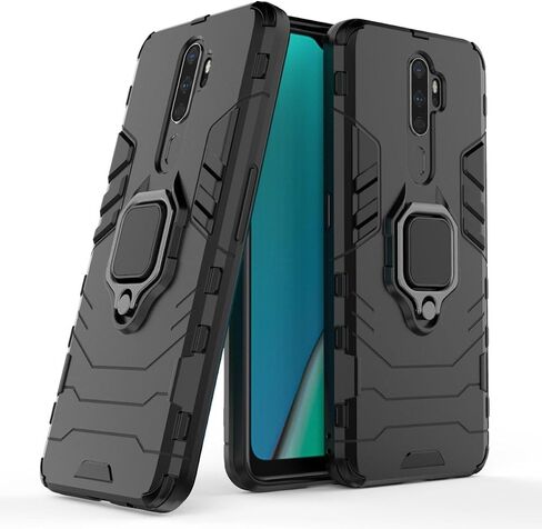 حالة مغناطيس لـ Oppo Find X6 Pro Prochproof Hard Woving مع قبضة ، قذيفة موفرة للمعادلة المعدنية [متوافقة مع تركيب السيارة المغناطيسية] (أسود) in Kuwait