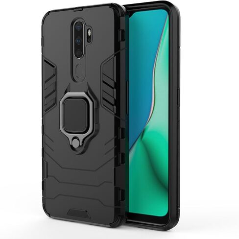 حالة مغناطيس لـ Oppo Find X6 Pro Prochproof Hard Woving مع قبضة ، قذيفة موفرة للمعادلة المعدنية [متوافقة مع تركيب السيارة المغناطيسية] (أسود) in Kuwait