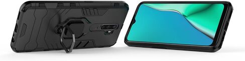 حالة مغناطيس لـ Oppo Find X6 Pro Prochproof Hard Woving مع قبضة ، قذيفة موفرة للمعادلة المعدنية [متوافقة مع تركيب السيارة المغناطيسية] (أسود) in Kuwait