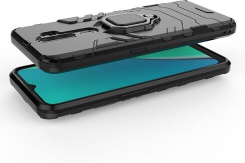 حالة مغناطيس لـ Oppo Find X6 Pro Prochproof Hard Woving مع قبضة ، قذيفة موفرة للمعادلة المعدنية [متوافقة مع تركيب السيارة المغناطيسية] (أسود) in Kuwait