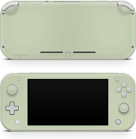 Tacky Design Solid Color Skin Compatible with Nintendo Switch Lite Skin Wrap, Minimalist Solid Skin for Nintendo Switch Lite Cover, Premium Vinyl 3M Full Wrap Decal. (Soft Ivory) in Saudi Arabia