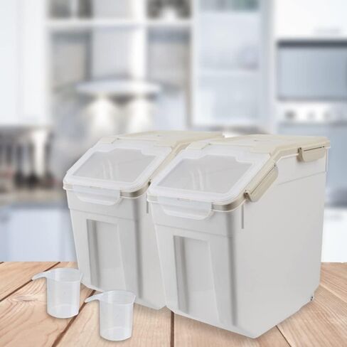 حاوية تخزين طعام Saim 18lb للكلاب ، حاويات تخزين أغذية الحيوانات الأليفة محكمة الإغلاق ، حاوية طعام الكلاب BPA مجانية ، حاوية طعام جرو جافة للطعام الكلب | طعام القط (أخضر 1pcs) in Saudi Arabia