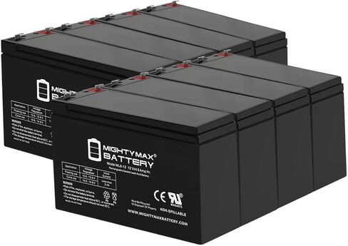 ML8-12 - 12 Volt 8 AH, F1 Terminal, Rechargeable SLA AGM Battery in Saudi Arabia