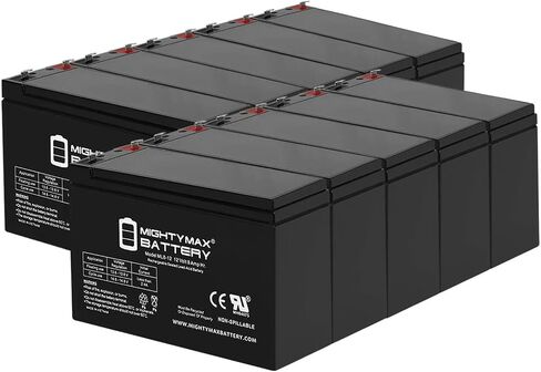 ML8-12 - 12 Volt 8 AH, F1 Terminal, Rechargeable SLA AGM Battery in Saudi Arabia