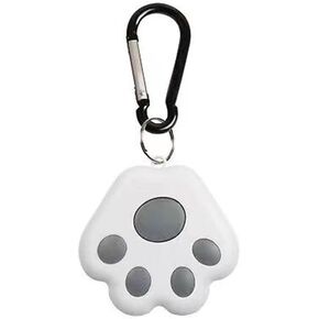 Bluetooth Key Tracker Up to 82 ft,BT 4.0 Keys Finder with Sound,Item Locator Tracking Device like Keys,Bags,Phone Finder Works with iOS and Android,Air Tag Water-Resistant,Cute Dog Airtag,Grey