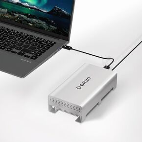 USB4 40Gbps U.2 SSD Enclosure, Compatible with Thunderbolt 4 to U.2 NVMe SSD Case, Up to 3000Mb/s, Type C to U.2(SFF-8639) PCIe Adapter, External 2.5" U.2 Case for Thunderbolt 4/3/USB3.2/3.1