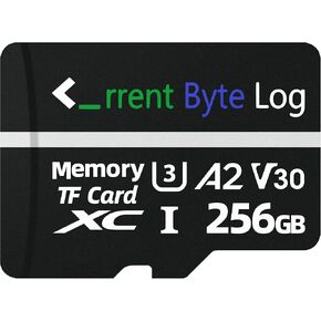 1 x 256GB Micro SD Card, V30, A2, U3, UHS-I, C10 | 4k Drones, Dash Cams, Security Cameras, Phones, Cameras | microSD | HDR | Drone