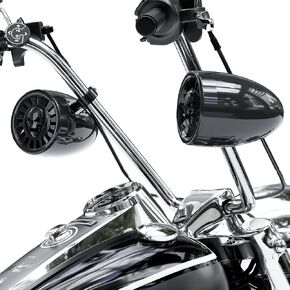 Gohawk AS5-X All-in-One 600W مضخم مدمج 5 بوصات كاملة المدى مكبرات الصوت من الدراجات النارية Stereo Senteo Seques Adio Amp for Ape-Hanger Hanger Crashbar Harley Custom Cruiting Cruis