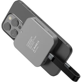 Magnetic M.2 NVMe 2230 SSD Enclosure 7 in 1 USB C Hub with 4K@60Hz HDMI 10Gbps USB-A/USB-C 3.2 SD/TF 3.0 Card Solt AUX 100W PD Docking Station for Phone/Laptop/Tablet and Other Type-C Devices